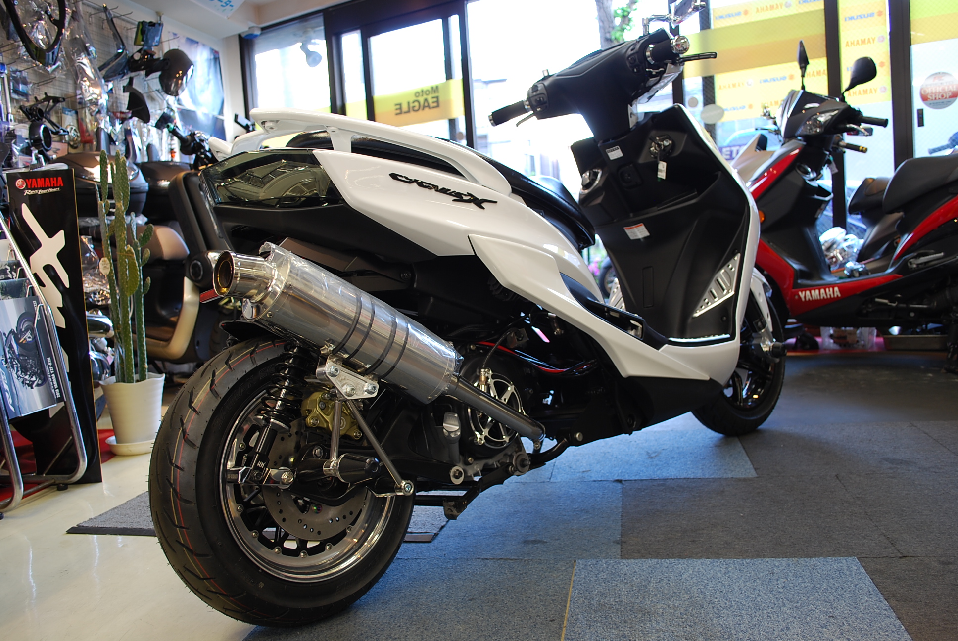 X-MAX ローダウン　シグナス改　ダンガン　ホイール 023